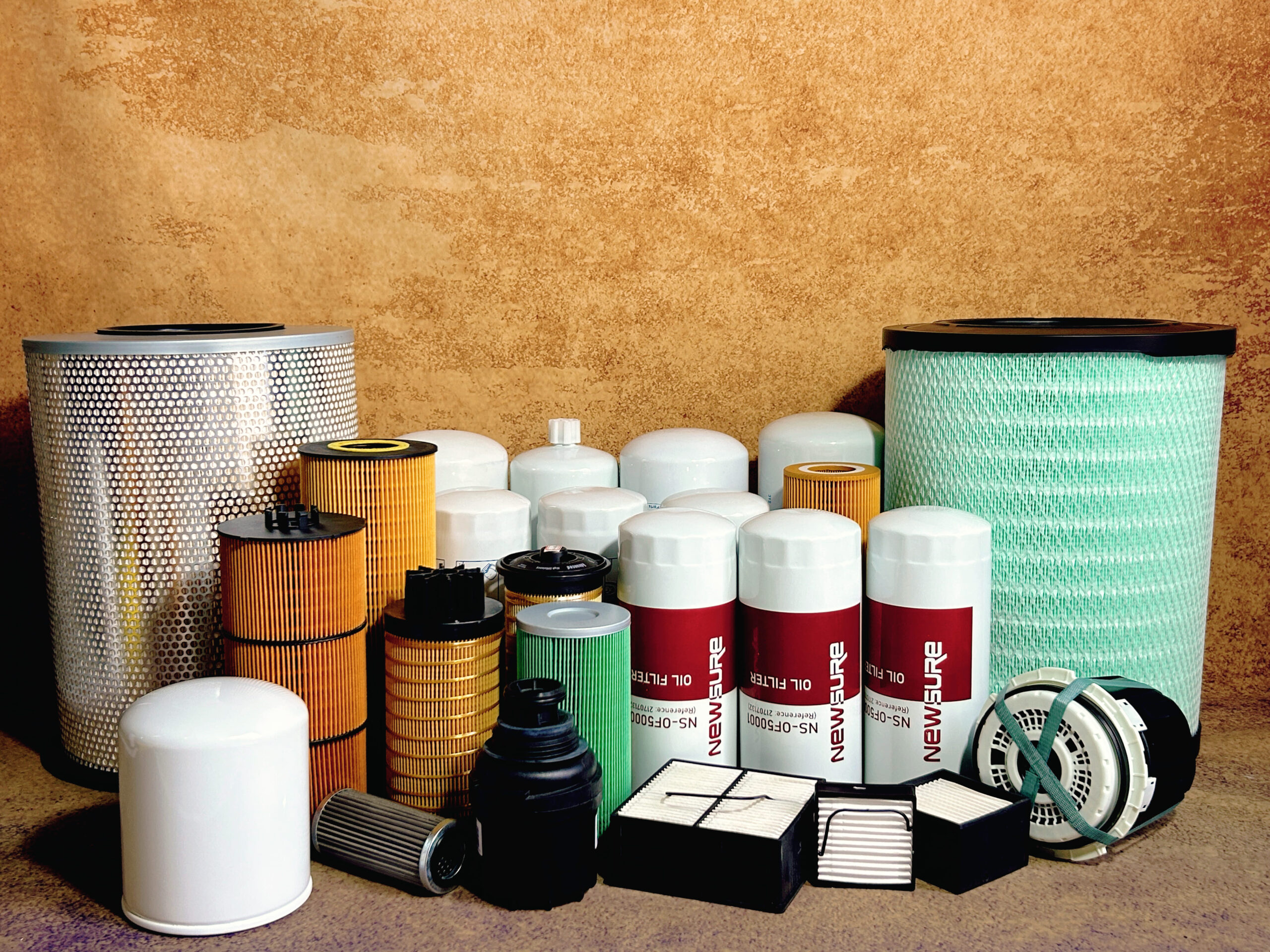 High-efficiency diesel filtration media