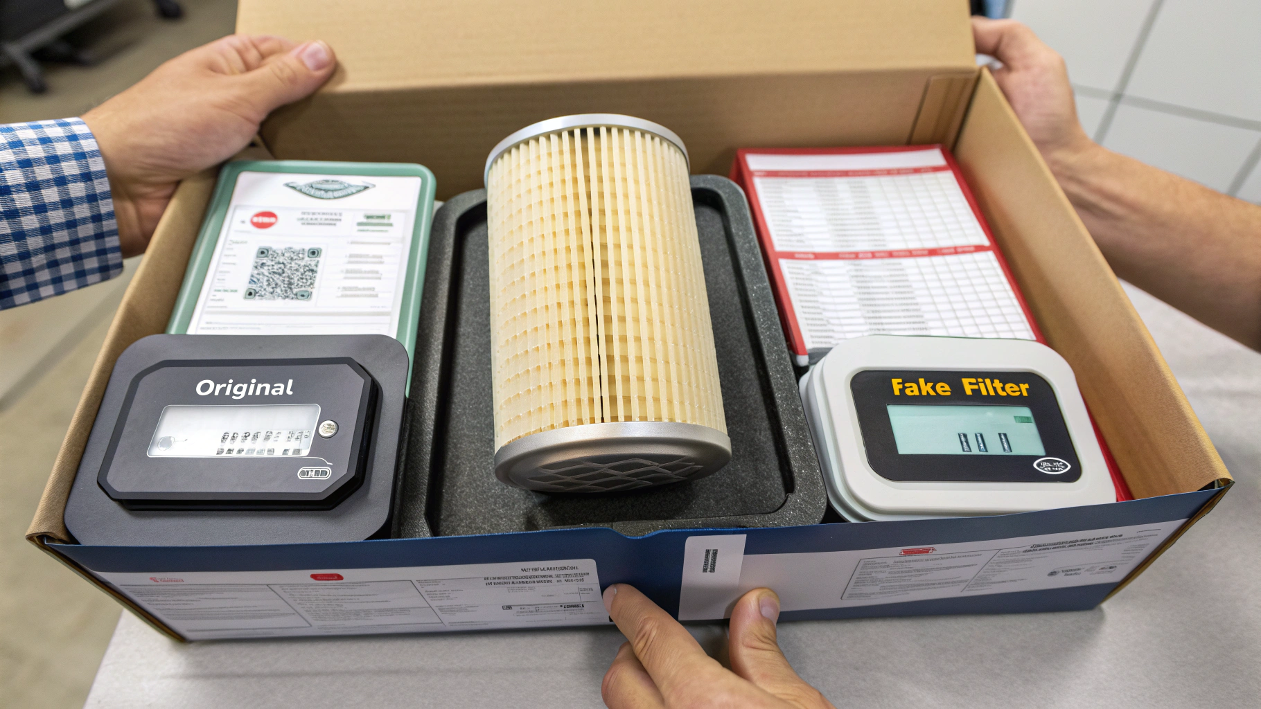 Used premium vs cheap filter cut open